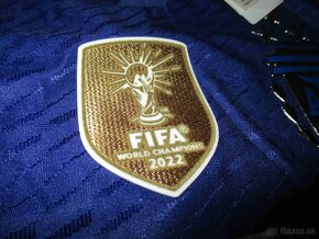 futbalový dres Argentína - MS 2022 Messi vonkajší - 4
