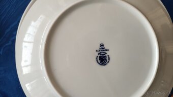 Čajová súprava Bohemia Czechoslovakia Modrá ruža - 4