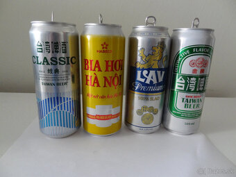 Predám pivo z Taiwanu a plechovky od piva - 4