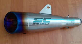Športový  univerzálny   Nerezový  ladený  moto výfuk - Nový - 4