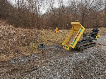 Minidumper, trojstranný vyklápač - 4