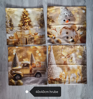 Vianočný obrus kruh152cm - 4