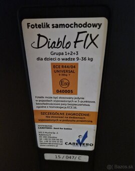 Detská autosedačka Caretero Diablo XL - 4