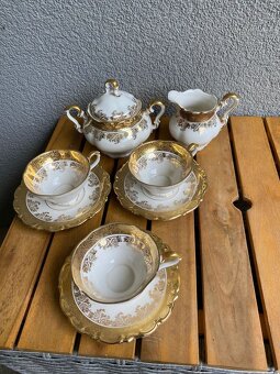 Porcelán Zlatý set - 4