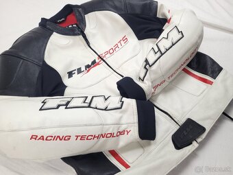 FLM Greyhound RED pánska dvojdielna moto kombinéza 54/52 XL/ - 4