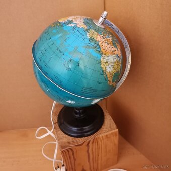 Retro Lampa Globus RATHS DDR 1970 - 4