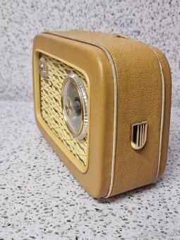 Radio Mír ☆ starožitné kabelkové radio Tesla T 2800 B-2 - 4