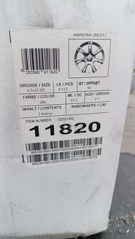 R16 5x112 ALU disky (škoda, VW, seat audi a iné) - 4