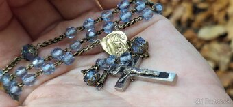 Starožitný ruženec vintage - 4