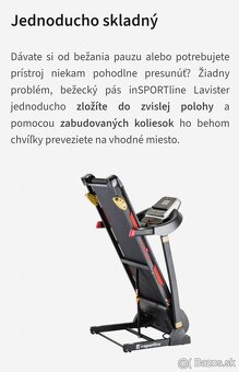 Predám bežecký pás inSPORTline Lavister - 4
