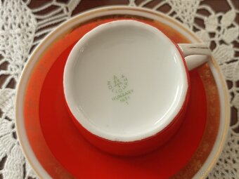 Mokka sálky - Hollóházi porcelan - 4