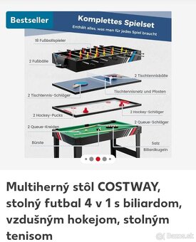 Predám multifunkčný stôl 4 v 1 - 4