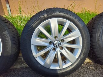 Originál VW hliníkové disky R16, 5x112 (Passat b7) - 4