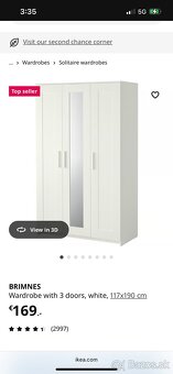 Predám skriňu a policu Ikea - 4