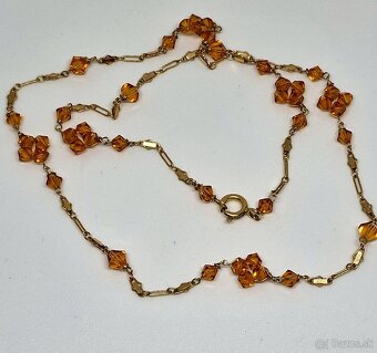 Pozlátená retiazka 14K, handmade - 4