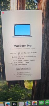 Apple Macbook Pro 13 2018 A1989 OS 15.4 16/512gb - 4