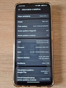 Honor x7a 4Gb/128Gb - 4