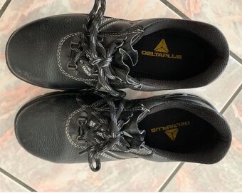 Kožená dámska bezpečnostná obuv, kovová špička - 4