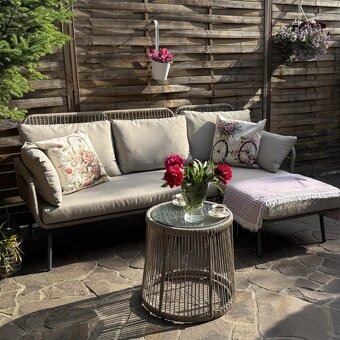 Ratanová rohová sedačka Jana - 4