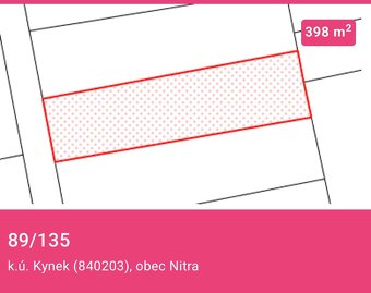 Predám pozemky kynek 398m2, 324m2,339m2 - 4
