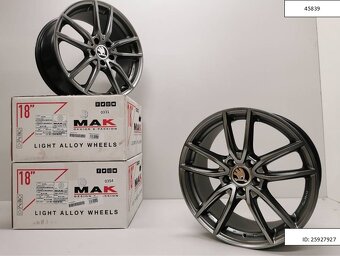 9J R18 5x112 ET50 Škoda Karoq, Vw Golf alu disky 1204 - 4
