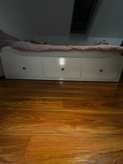 Posteľ IKEA HEMNES – rozkladacia s úložným priestorom - 4