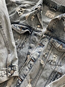 Rifľova/ Denim Bunda / veľkosť 38 - 4