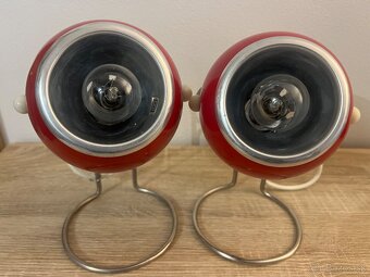 Space Age pár retro lámp Maďarsko 70 té roky - 4