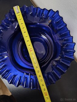 Váza modré sklo - 4