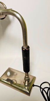 art deco chrómová stolná lampa - 4