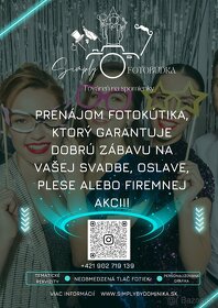 Fotobúdka fotokútik, videobúdka, audioknihahostí - 4
