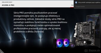 Predam vykonny herny PC-/ RYZEN 5 3600/RTX 2070/32GB DDR4 - 4