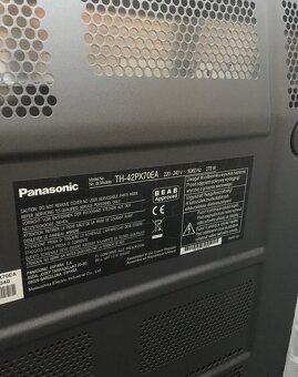 PREDAJ ČIERNY TELEVÍZOR PLAZMA PANASONIC VIERA,BEZCHYBNÝ,DO - 4