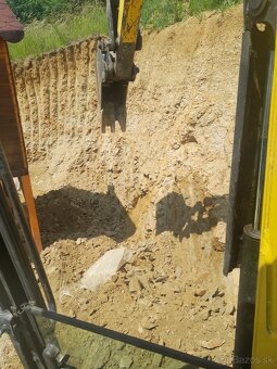 Vykopove prace minibagrom Yanmar 2,8 t - 4