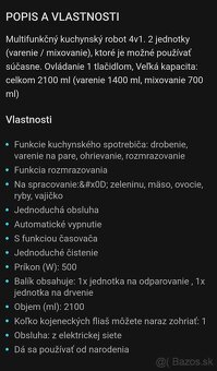Parný hrniec 4v1 BABY MOOV - 4
