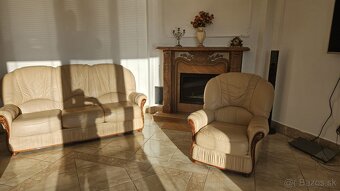 Gauč zelený,    gauč  kožený - 4