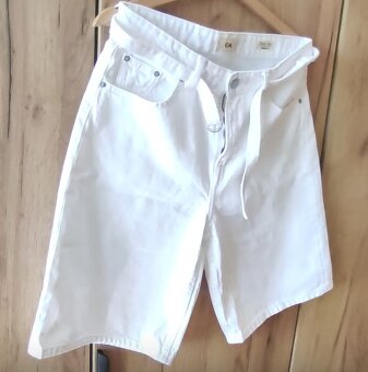 Dámske riflové krátke nohavice - 4