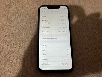 iPhone 13 mini 128GB - rozbitý zadok a neoriginálny displej - 4
