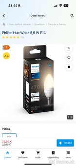 Philips Hue žiarovky GU10 E14 viac kusov - 4