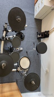 Predam elektronicke bicie Yamaha DTX500 s doplnkami - 4