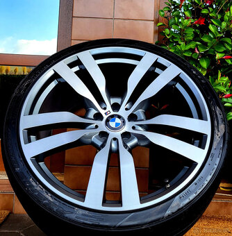 alu R22 5x120, senzory tlaku, letné pneu, BMW X5, X6 - 4