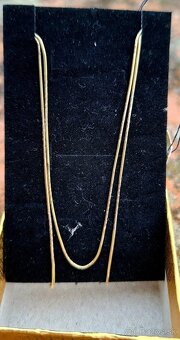 Zlata retiazka lisovana 585 - 4