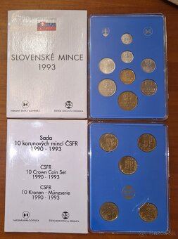 Mince , sady minci 1987,88,89,92,93,93,97,2000 - 4