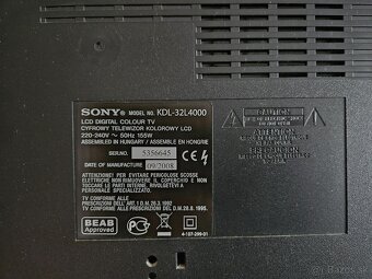 Televízor Sony Bravia - 4