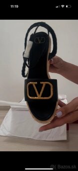 Valentino sandale s platformou - 4