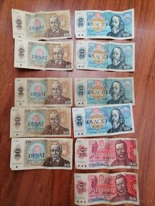 Bankovky 10, 20,50 KČS--cena 10eur/kus - 4