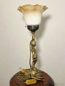 Stolova brondzova lampa - 4