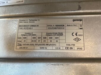 Gorenje plynový sporák - 4