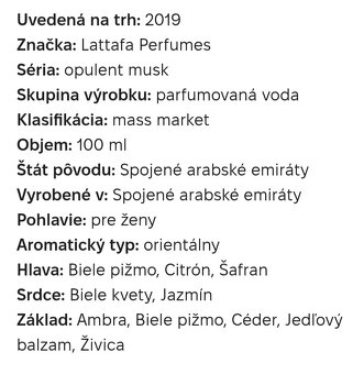 Luxusný dámsky parfém - inšpirovane BACCARAT - 4