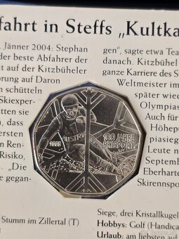 Rakusko 5€ AG striebro 800/1000, 8g BU nie PROOF - 4